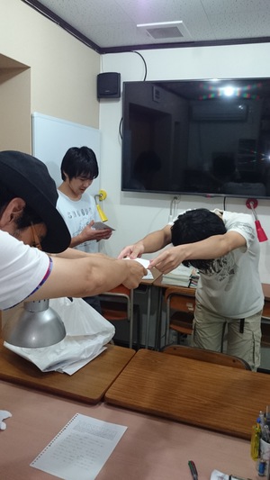 同時授与式です。 同時授与式です。