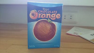 オレンジチョコを頂きました。 オレンジチョコを頂きました。