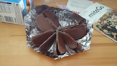 オレンジチョコを頂きました。 オレンジチョコを頂きました。
