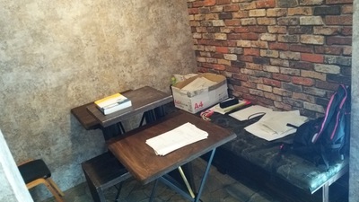 私設図書館物語:ソファー完成 私設図書館物語:ソファー完成