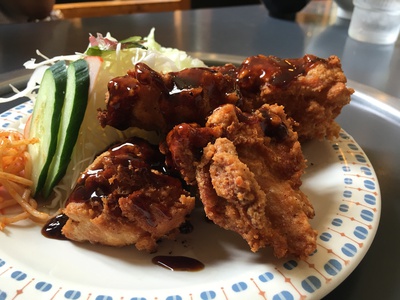 から揚げ定食@焼き肉のカトウ から揚げ定食@焼き肉のカトウ