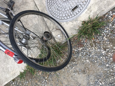 自転車のタイヤ交換 自転車のタイヤ交換