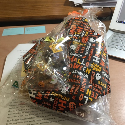 ちょっと早いハロウィンいただきましたー! ちょっと早いハロウィンいただきましたー!