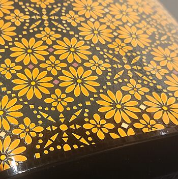 中村芳弘「乾漆色切漆華文箱」4 中村芳弘「乾漆色切漆華文箱」4