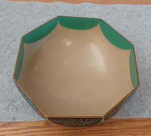 山田芳信 乾漆六角盛器3 山田芳信 乾漆六角盛器3