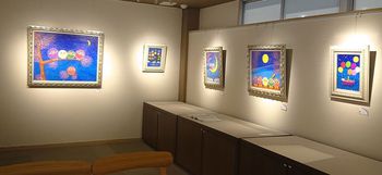 清水新也油絵展 会場2 清水新也油絵展 会場2