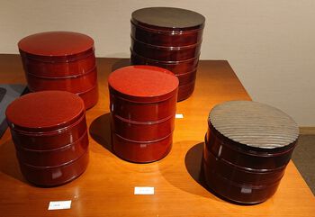 うるしと木のクラフト展 重箱1 うるしと木のクラフト展 重箱1