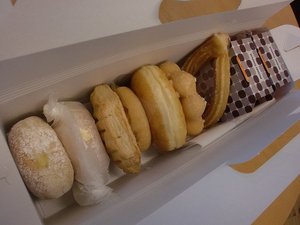 ドーナツと婆娑羅の練習(^^♪