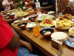 パプアニューギニアの料理とふろしき