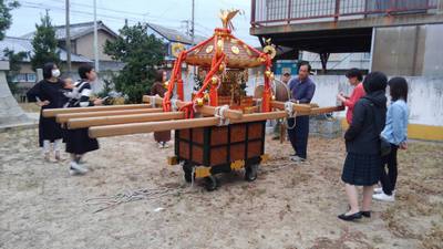 平田 塩竈神社の秋祭りでした 平田 塩竈神社の秋祭りでした