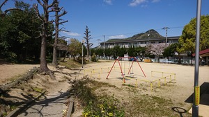 春の喜岡城(古い高松城)跡 春の喜岡城(古い高松城)跡