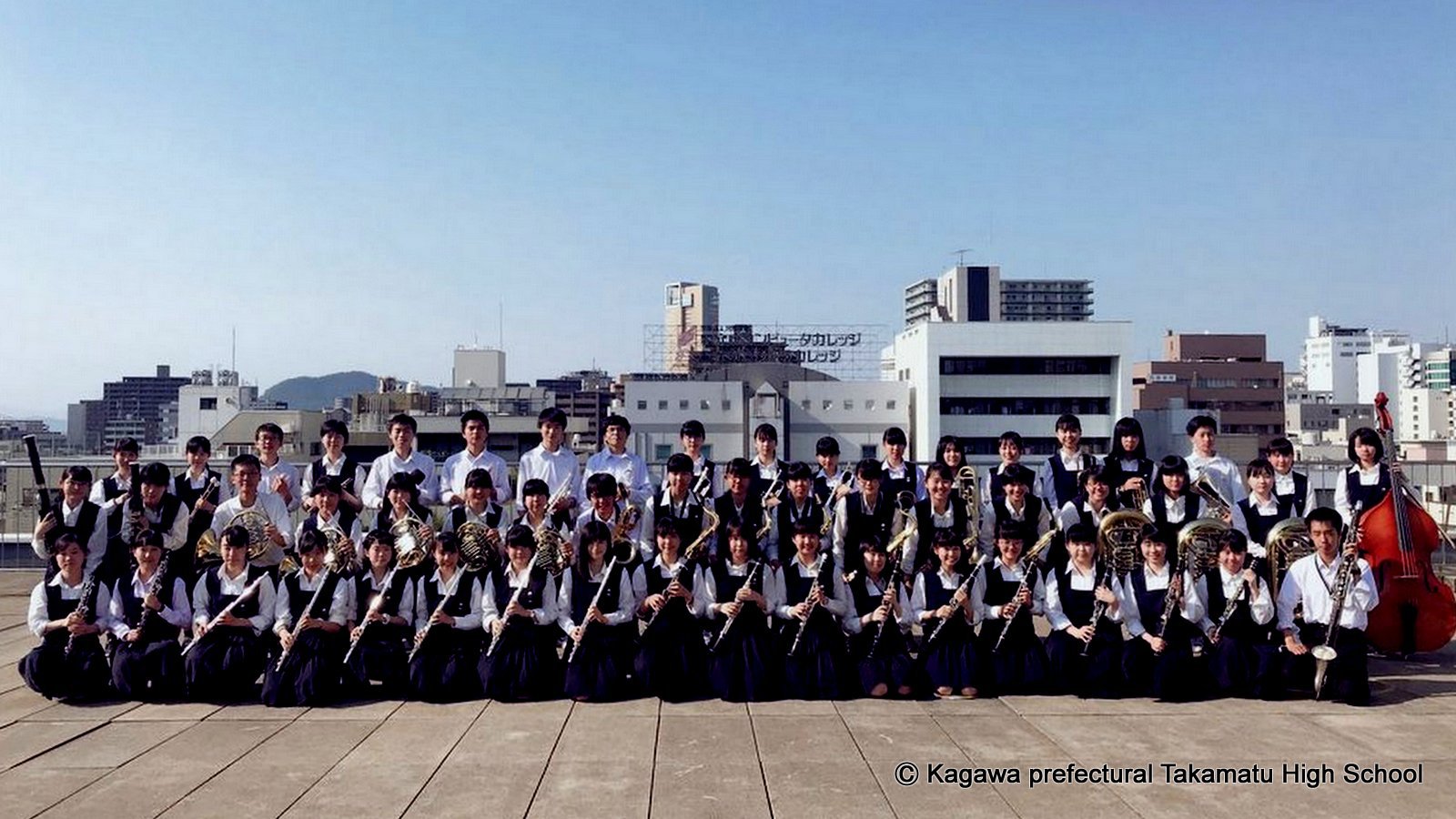 香川県立高松高等学校吹奏楽部 令和元年度メンバー