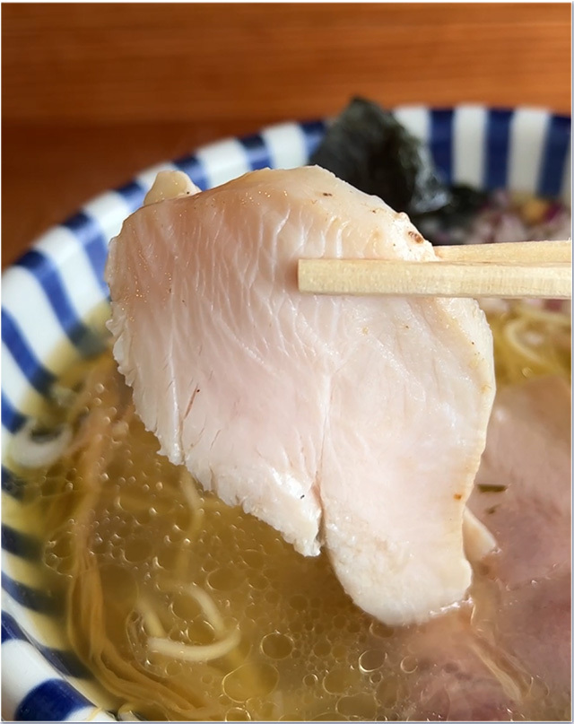 地鶏の塩ラーメン@ねいろ屋
