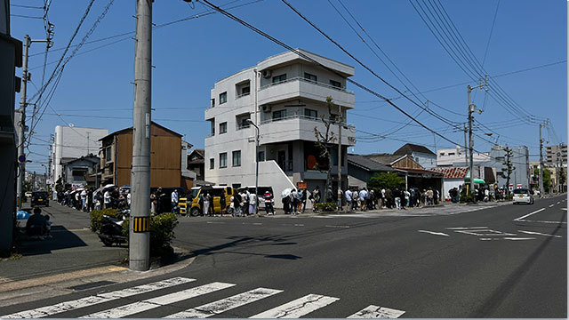 2022年GWうどん屋行列情報5月3日
