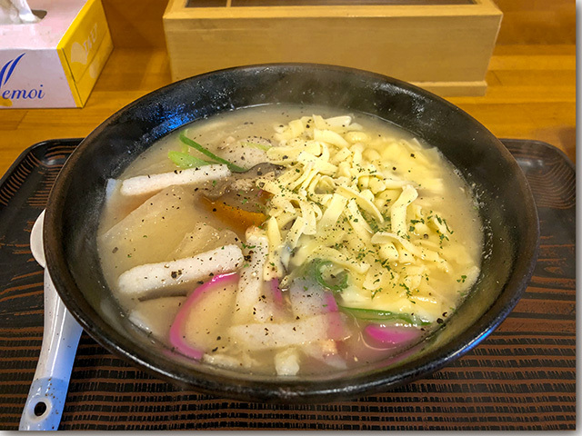 酒かすしっぽく@ふる里うどん