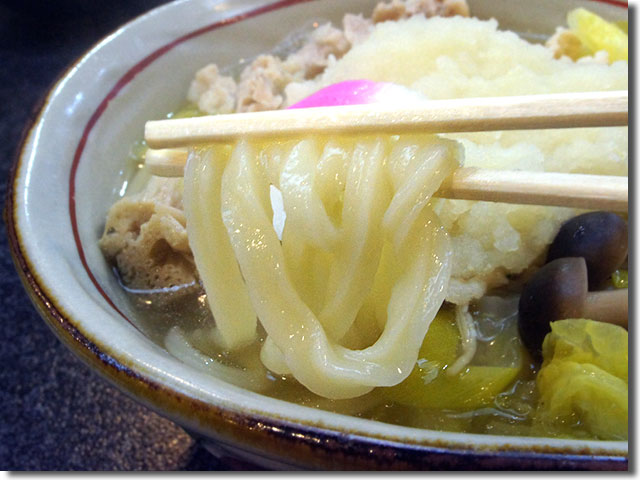 夢ぶたのみぞれ鍋うどん@ひる丸