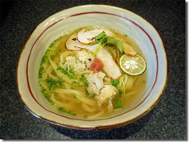9月23日ひる丸スペシャル鱧松茸うどん