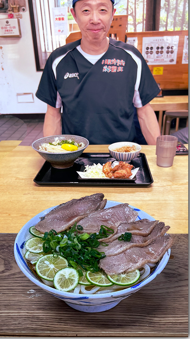 生するめ天とヤングコーン いけこうどん