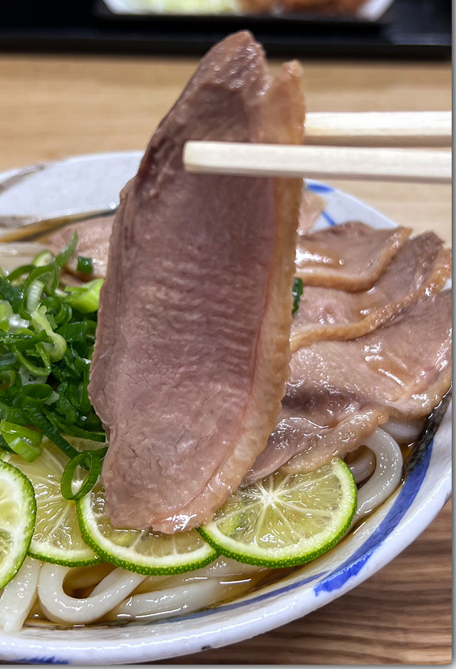 生するめ天とヤングコーン いけこうどん
