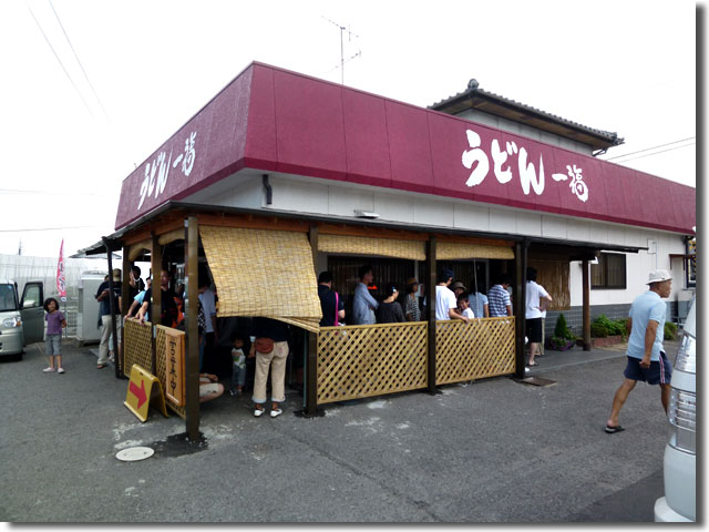 2011お盆休みうどん屋混雑状況