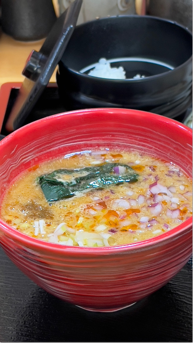 坦々スープつけ麺カレー 麺匠くすがみ