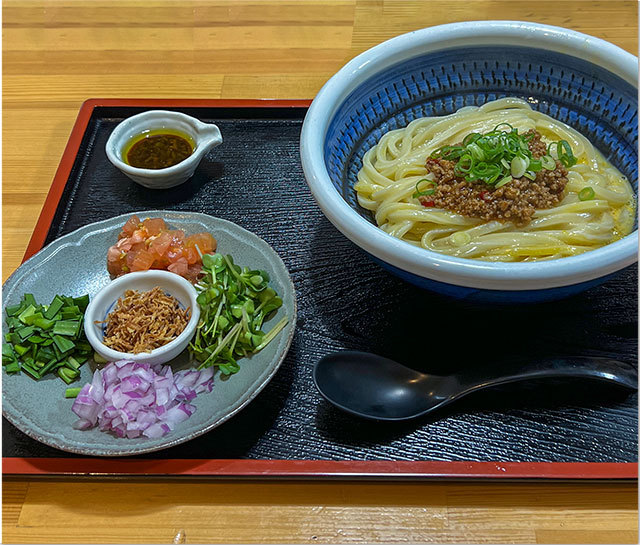 台湾釜玉まぜうどん@麺匠くすがみ