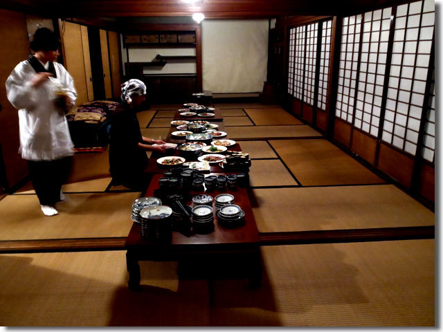 松賀屋での夕食 in 仁尾