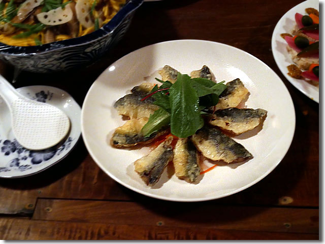 松賀屋での夕食 in 仁尾