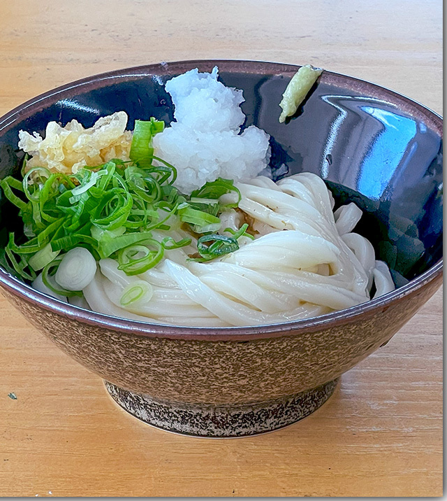 青とうしょうゆうどん めん舟