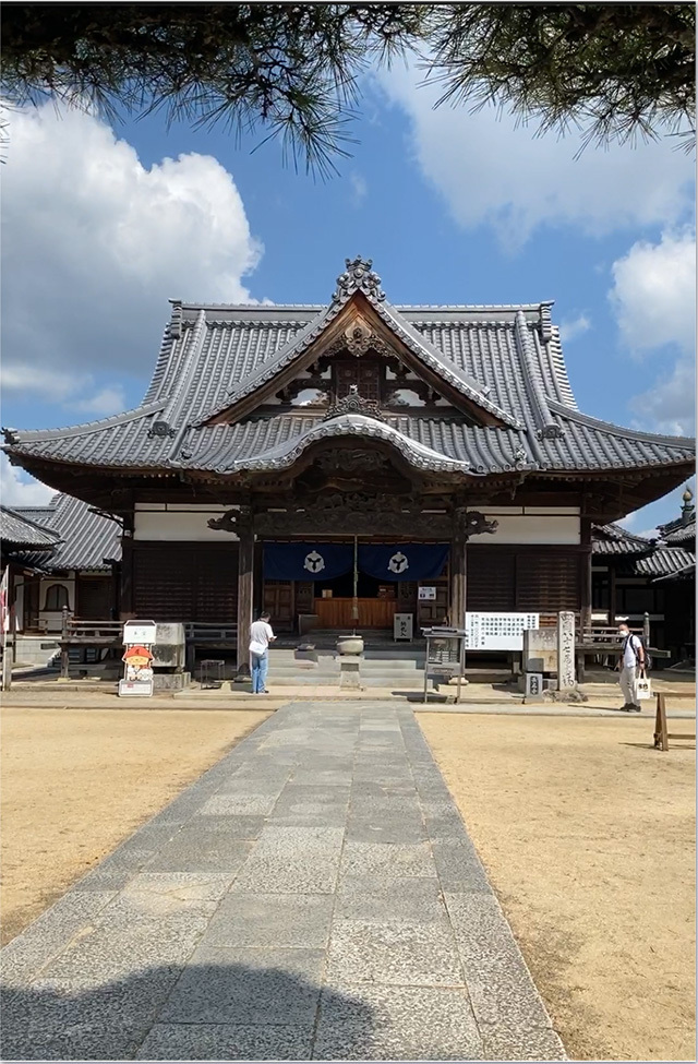 甘納豆入おはぎ@長尾寺