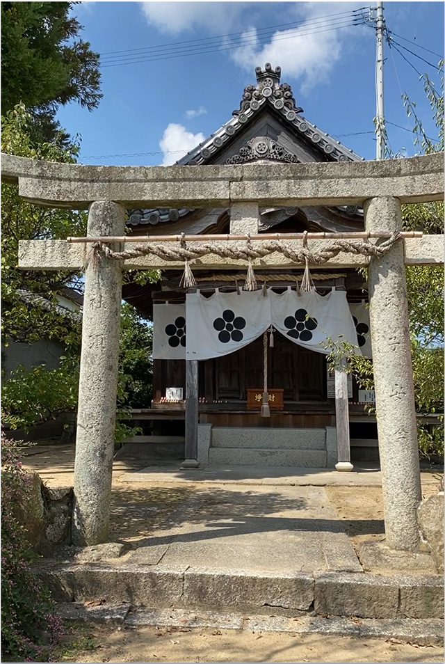 甘納豆入おはぎ@長尾寺