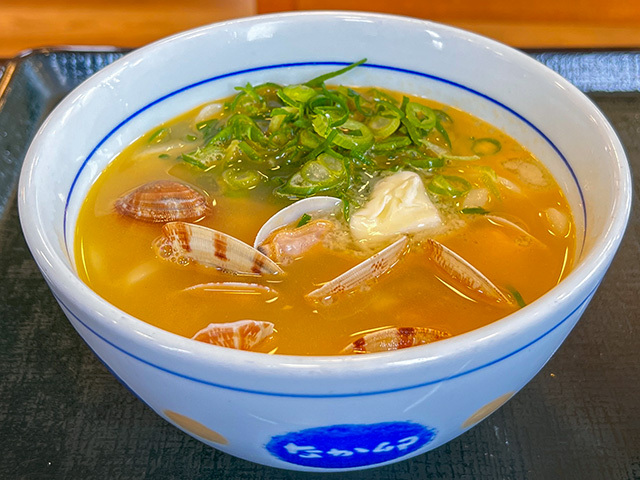 あさりバターうどん なか卯