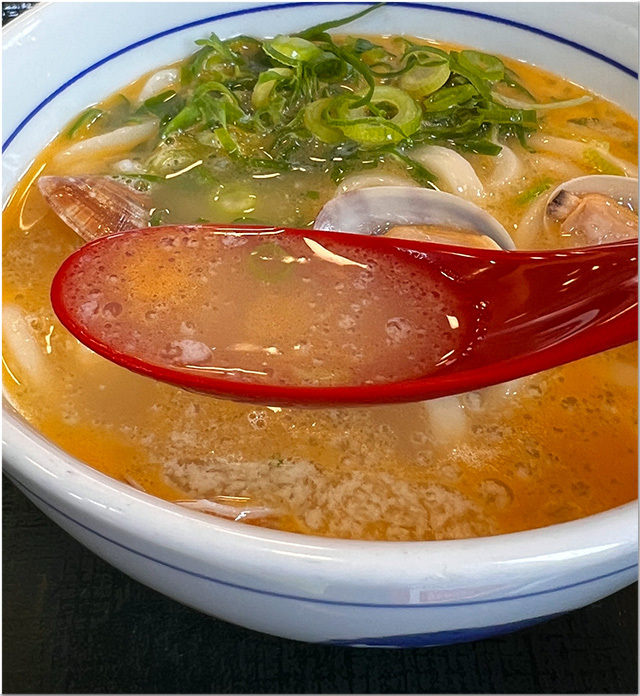 あさりバターうどん なか卯