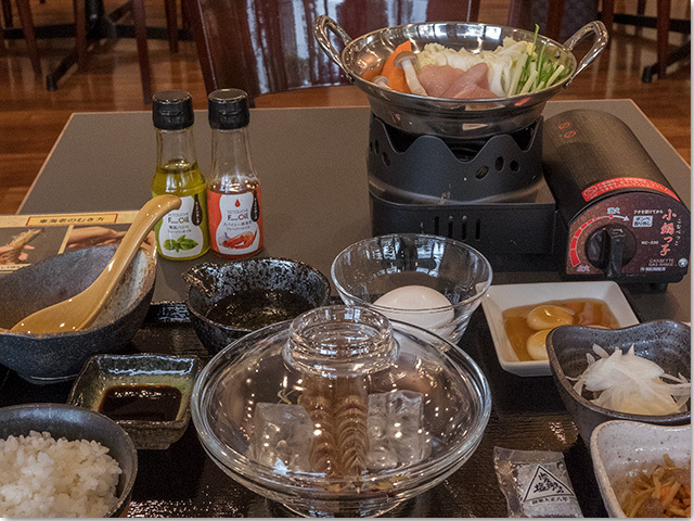 オリーブ車海老 躍り食いランチ カフェにがり衛門