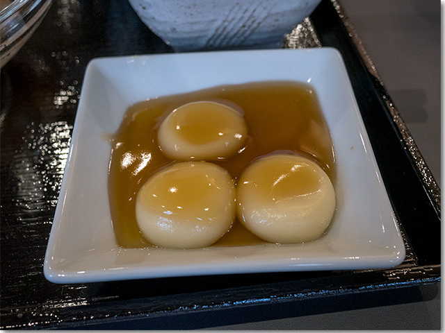 デザートのみたらし団子