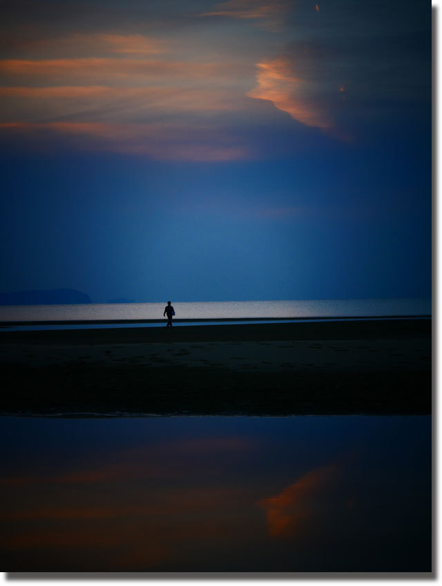 仁尾の父母ヶ浜の夕日