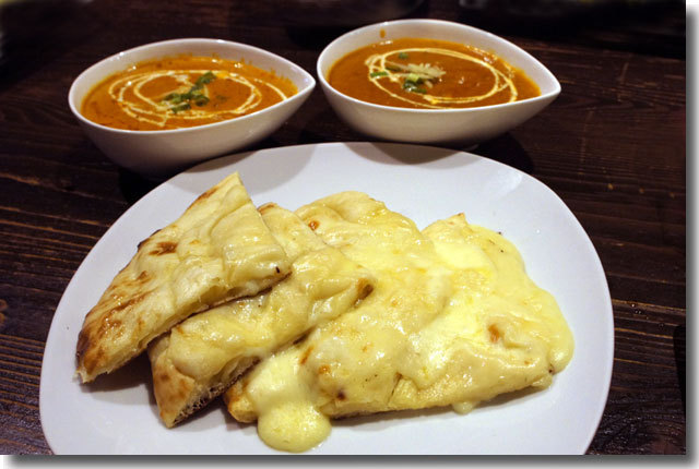チーズナン バターチキンカレー キーマカレー