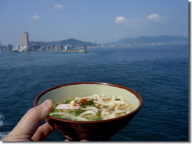 懐かしの連絡船うどん@四国フェリー