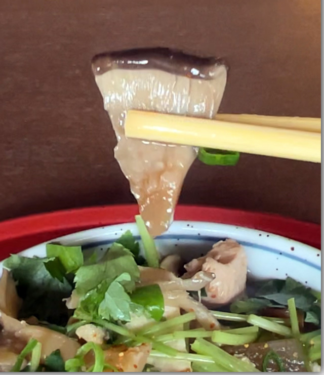 お奨めです 栗林山荘のしっぽくうどん