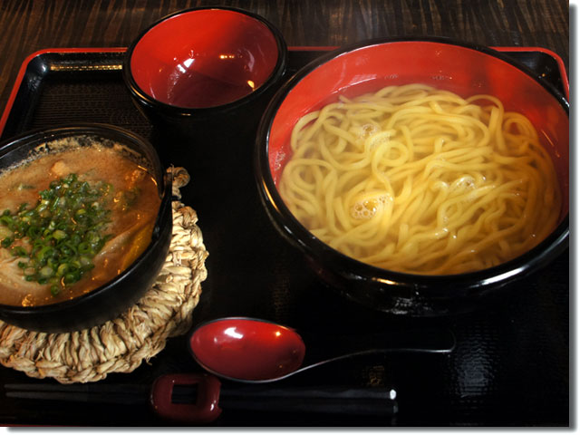 とろろ鍋の釜あげつけ中華そば@竜雲うどん