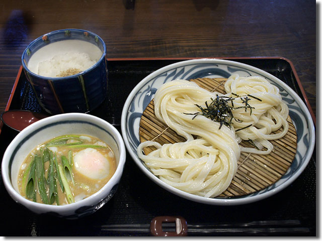 冷製つけうどん@竜雲うどん