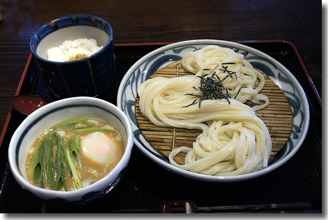 冷製つけうどん@竜雲うどん
