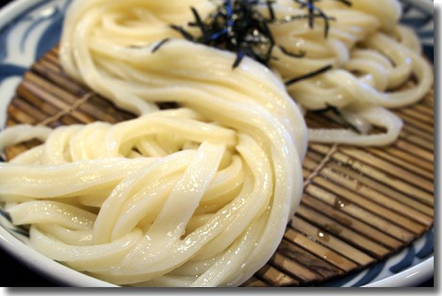 冷製つけうどん@竜雲うどん