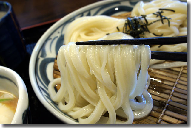 冷製つけうどん＠竜雲うどん