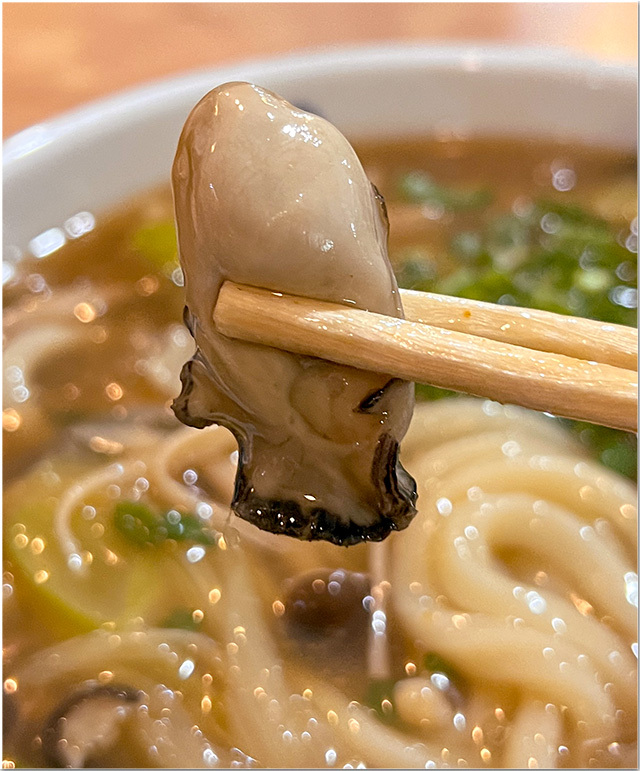 あんかけ牡蛎うどん