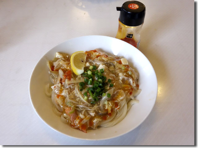 冷やしスーラーうどん