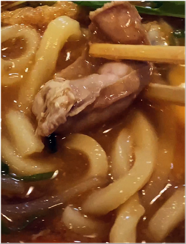 鶏ホルモンうどん@さぬ一