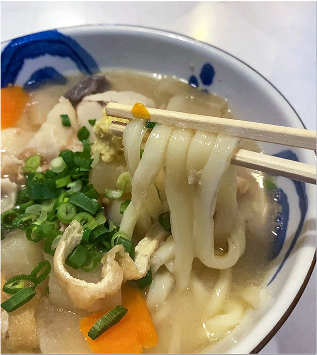 酒粕うどん@さぬ一
