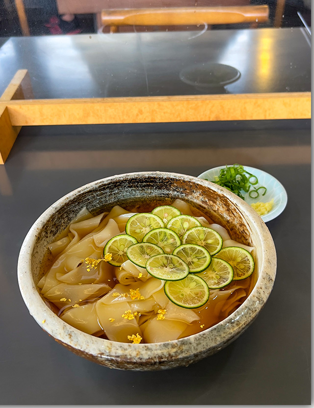 きしめんすだちぶっかけ 七福別邸