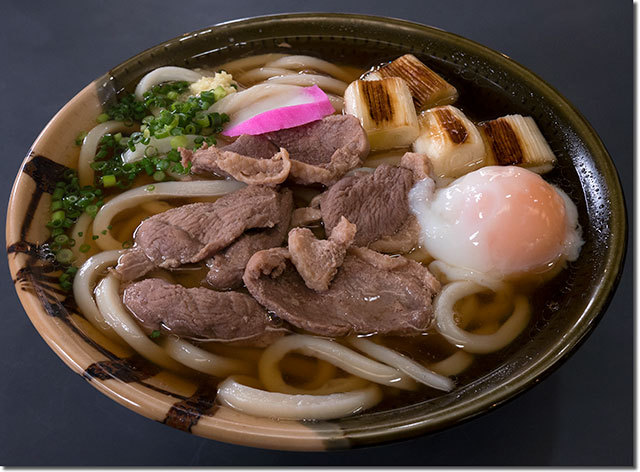 美味しそうな鴨ねぎうどん